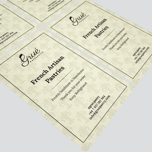 Rectangular Stickers On Sheet | Manchester Print Centre